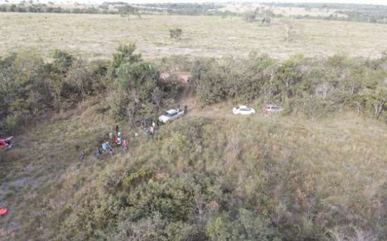 Trio é preso tentando invadir terras em fazenda às margens da BR-070