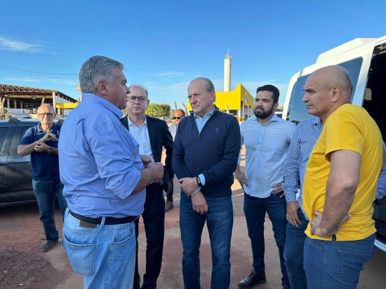 Em visita de Pivetta à Barra do Garças, prefeito Dr. Adilson pede colaboração do Governo de MT para pavimentação do Nova Barra