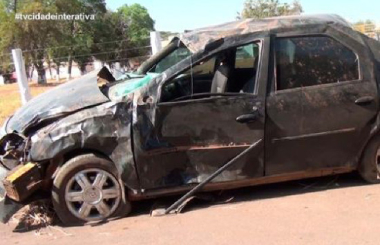 Casal morre e crianças ficam feridas em acidente na MT-326