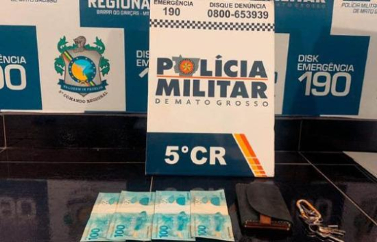 Funcionário furta R$ 400 de supermercado e acaba preso em Barra do Garças