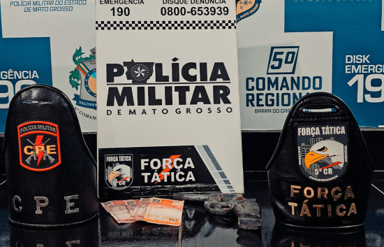 Em ação conjunta, policiais prendem suspeitos de roubo em posto de combustível