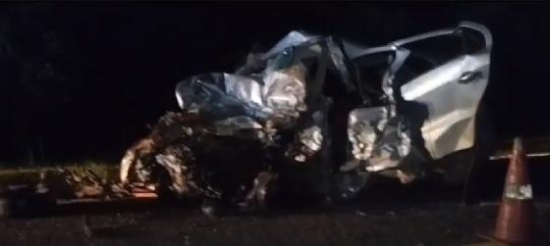 Cinco pessoas morrem em batida entre Gol e S10 em MT; bebê de 3 meses entre as vítimas