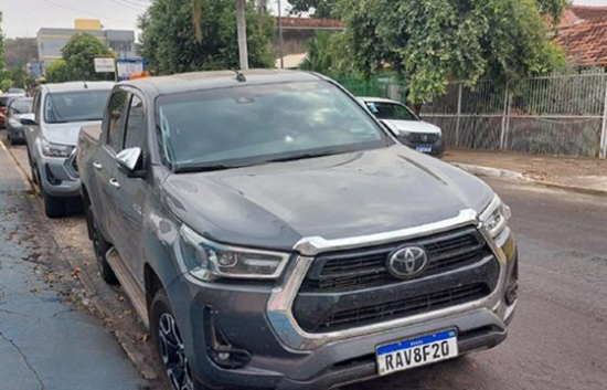 Vereador de Barra do Garças tem Hilux furtada ao ir em feira em Pontal do Araguaia