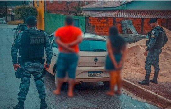 Casal é detido em Barra do Garças com veículo furtado na cidade de Nova Xavantina