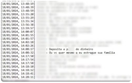 Mulher é presa suspeita de extorquir R$ 80 mil de homem para não mostrar nudes e conversas à esposa dele