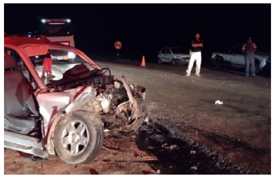 Acidente envolvendo três carros deixa oito feridos na BR-070 em Barra do Garças