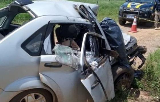 Acidente em rodovia de MT mata mãe e filho; dois ficam feridos