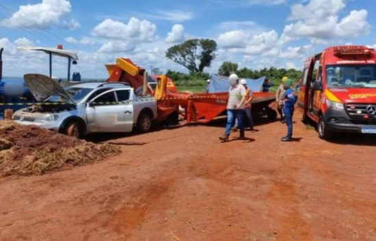 Funcionário morre atropelado por trator enquanto trabalhava em fazenda