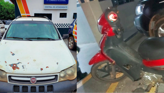  Polícia militar realiza duas prisões e recupera veículos em Barra do Garças