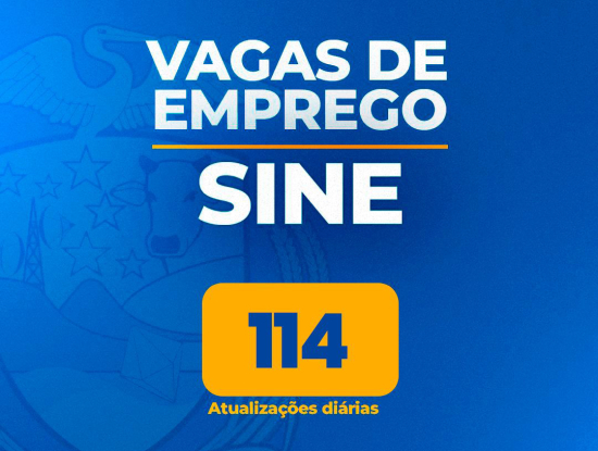 Sine de Barra do Garças divulga 114 novas vagas de trabalho nesta segunda-feira (08)