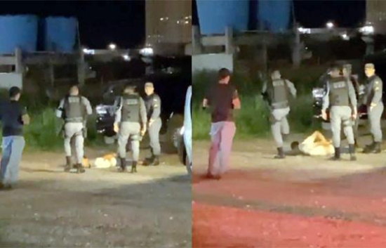 Policial é afastado após dar chute no rosto de suspeito rendido