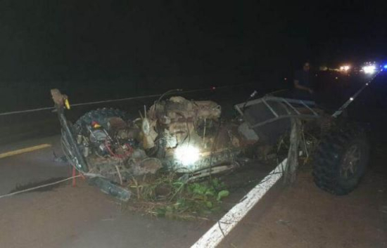 Carros batem de frente e agricultor morre em acidente na BR-158