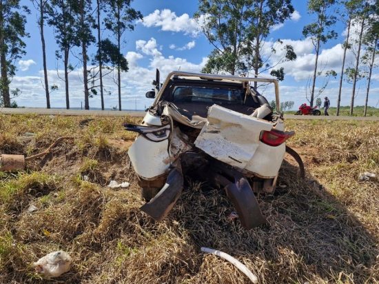 Investigador da polícia morre em acidente entre motos e caminhonete em rodovia de MT