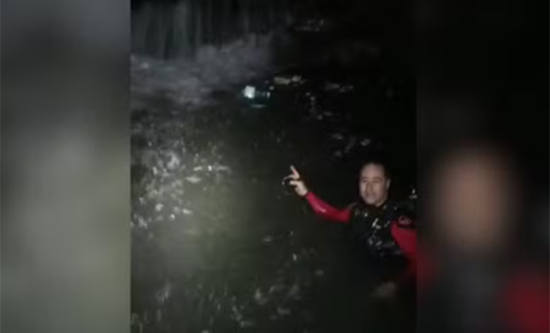 Menina que se afogou em cachoeira morreu no dia do aniversário e foi puxada por turbilhão de água, diz bombeiro