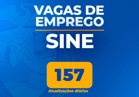 Sine de Barra do Garças divulga 157 novas vagas de trabalho