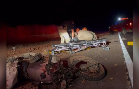 Motociclista fica ferido em acidente na BR-158 em Barra do Garças