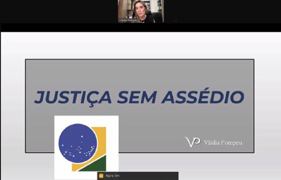 TRE promove palestra sobre prevenção e combate ao assédio moral e sexual