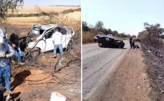 Acidente mata duas pessoas e deixa outras três feridas 