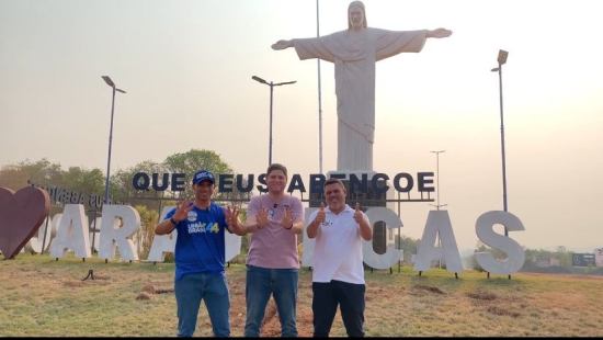 Deputado Lucas Calil faz compromisso com recurso para a construção da UPA de Aragarças em visita à Galvão