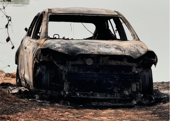 Dois corpos são encontrados carbonizados dentro de porta-malas de carro em MT