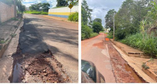 Desrespeito ao cidadão: Águas de Barra do Garças destrói ruas e deixa moradores no prejuízo