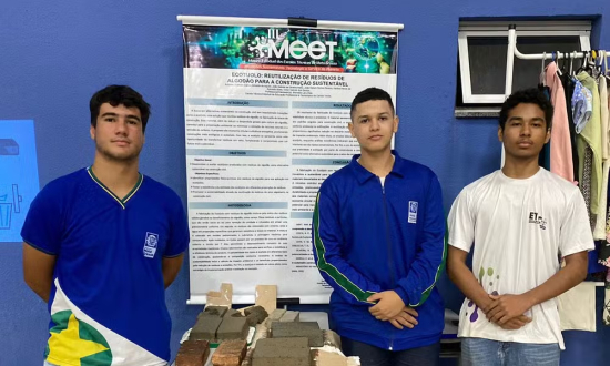 'EcoTijolo': estudantes de MT desenvolvem tijolo à base de algodão que pode reduzir temperatura e ajudar o meio ambiente