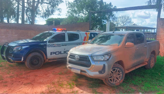Polícia Militar recupera caminhonete furtada e prende suspeito em operação no Araguaia