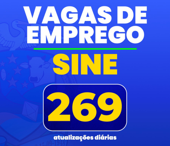 Sine de Barra do Garças divulga 269 novas vagas de emprego