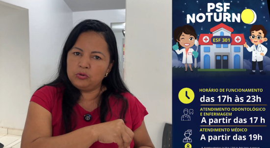 ESF 301 em Aragarças oferece atendimento noturno para atender quem não pode buscar assistência durante o dia