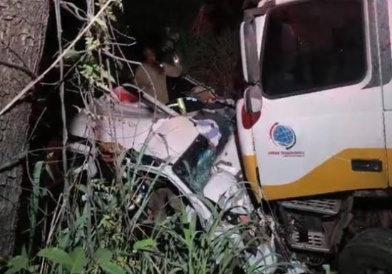 Idoso morre em colisão frontal com carreta na BR-070