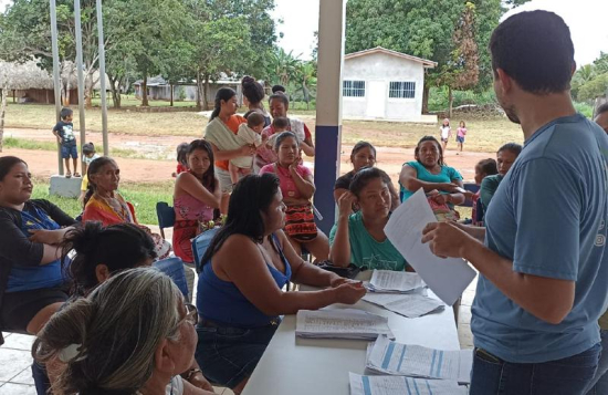 Indígenas participam de chamada pública e vão vender alimentos tradicionais para merenda escolar de Juara