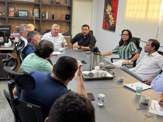 Secretário Allan recebe prefeito e vereadores de Barra do Garças na Seciteci