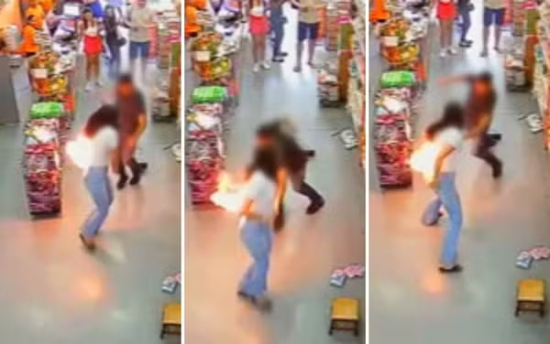 Jovem fica ferida após celular explodir no bolso enquanto fazia compras