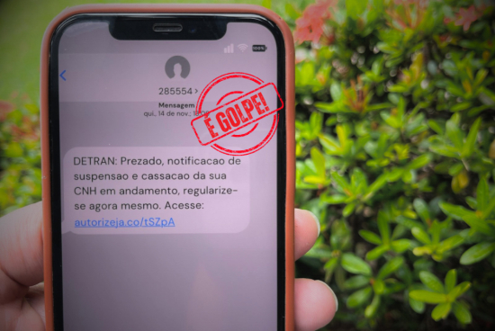 Detran-MT alerta para mais um golpe e reforça que não envia mensagens sobre cancelamento de CNH por celular