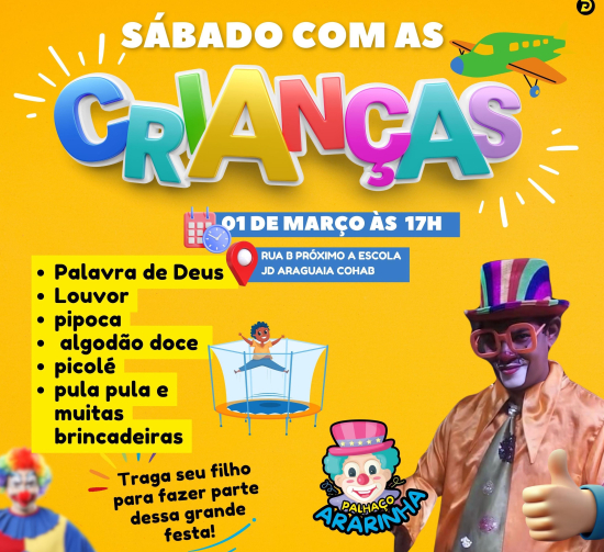 Sábado das Crianças de Cristo: um culto especial para evangelizar e integrar