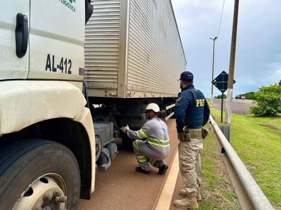 PRF aponta que 68% dos veículos de carga abordados em rodovias federais de MT apresentam problemas nos freios