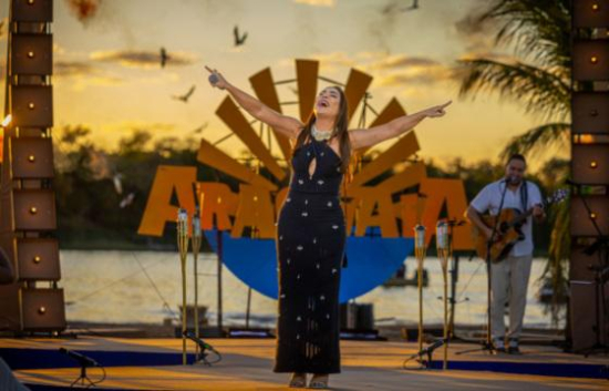 Naiara Azevedo lança continuação de projeto musical gravado no Rio Araguaia