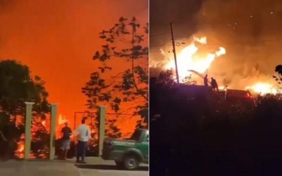 Incêndio atinge área de vegetação perto do UniCathedral em Barra do Garças