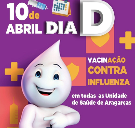 Atenção, aragarcenses! Campanha de Vacinação contra a Gripe já começou