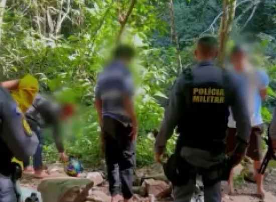 Ação da PM na Cachoeira Pé da Serra coíbe uso de entorpecentes