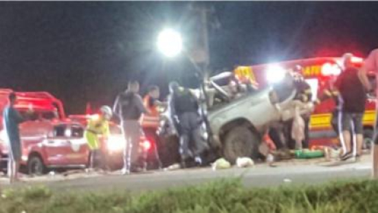 Acidente grave na BR-163 deixa um morto e vários feridos