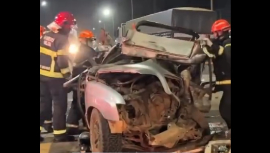 Grave colisão na BR‑163 mata casal e deixa neta em estado crítico