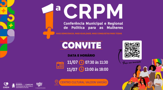 Conferência da Mulher discutirá políticas públicas de igualdade de gênero, em Barra do Garças