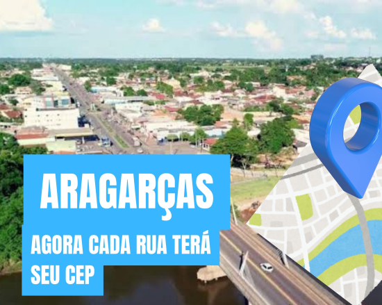 Aragarças passa a ter CEP individual para cada rua a partir de julho
