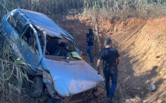Motorista morre após cair com carro em vala na zona rural de MT
