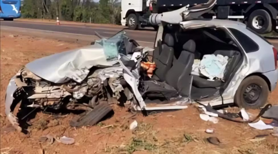 Jovem de 29 anos morre em colisão frontal na BR-163