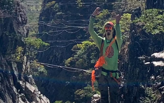 Atleta de highline morre após queda de 50 metros na Chapada dos Veadeiros