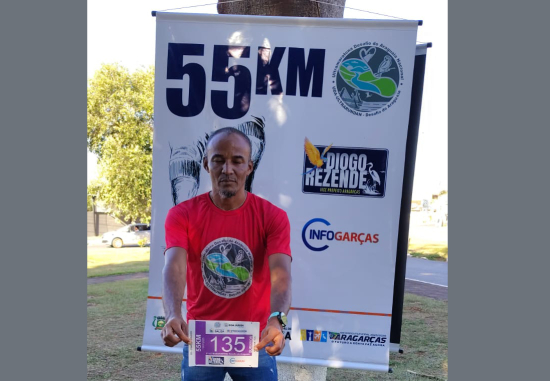 Delvane Guedes  tricampeão da Ultramaratona de Aragarças mira novos desafios