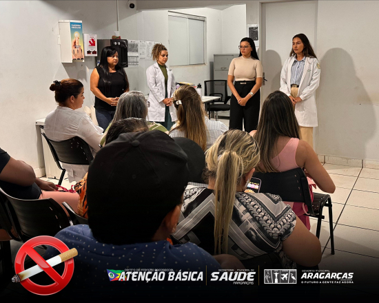 Prefeito Ricardo Galvão reforça políticas públicas contra o fumo em Aragarças