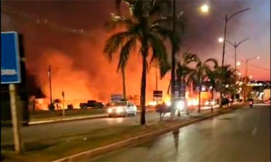 Incêndios atingem área urbana e assentamento em Barra do Garças